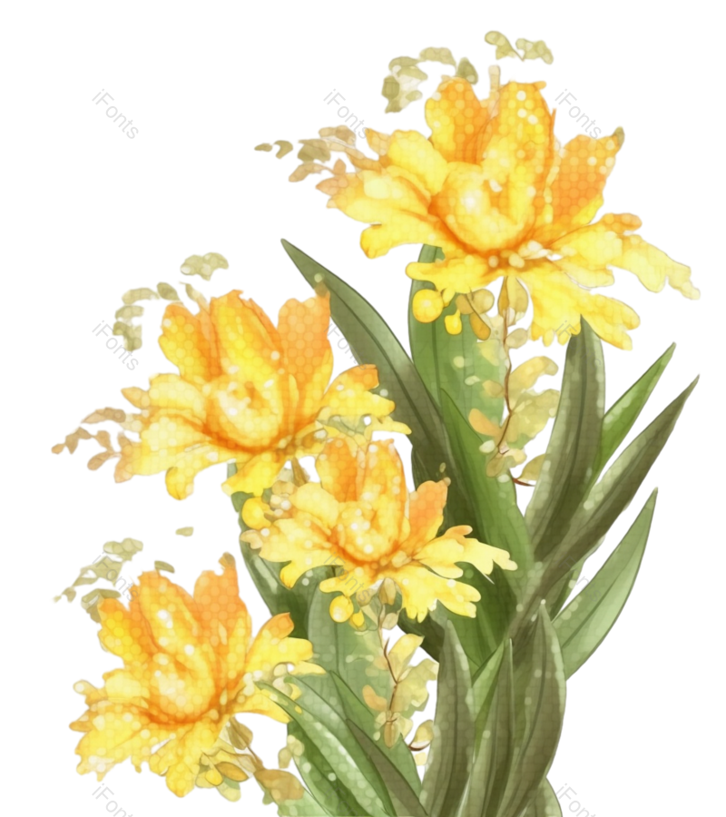 芒种图片,花朵元素,鲜花PNG,花朵素材免抠素材